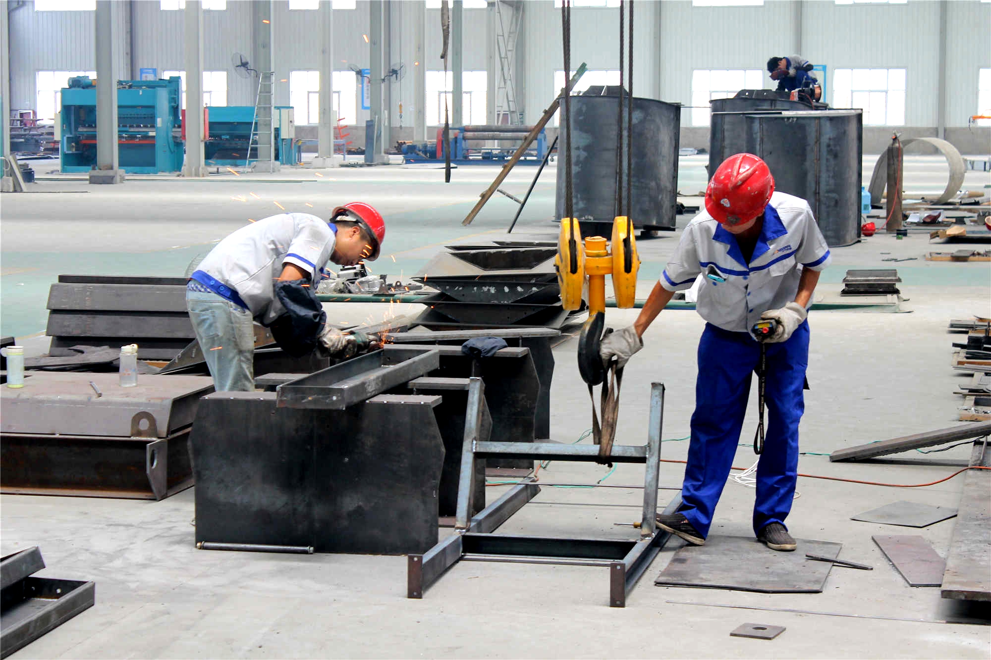 RICHI manufacturing workshop supporting international pellet mill projects